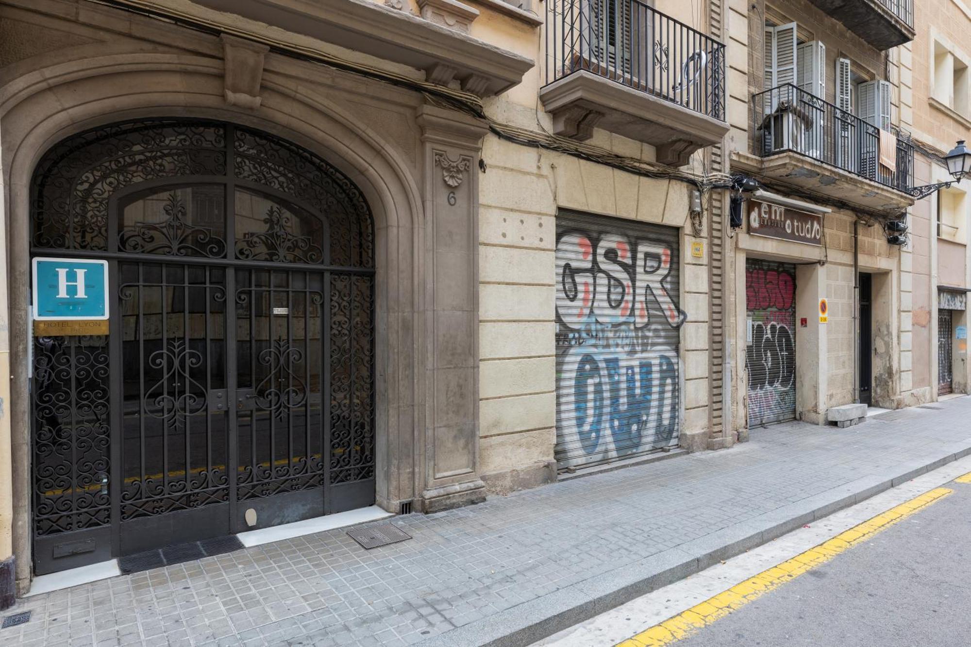 Hotel Lyon Barcelona Exteriör bild